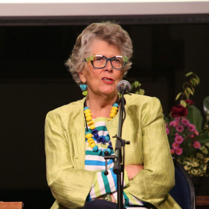 Prue Leith speaks at Shipston Bookfest