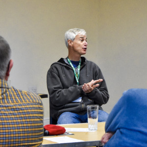 Simon Mason speaks at Shipston Bookfest